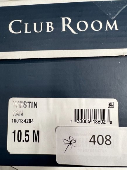 Club Room Mens Lace-Up Faux Leather Dress Chukka Boot 10.5M Lace Up Westin Tan - Picture 2 of 9